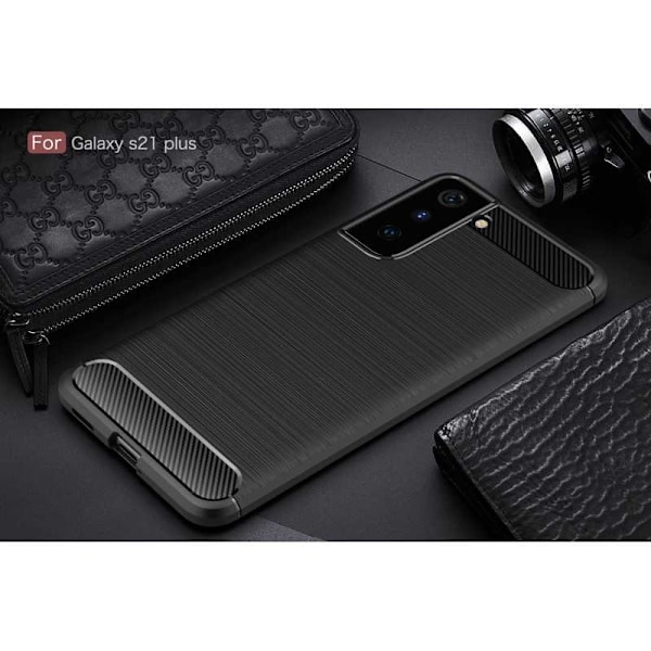 Samsung S21 Plus Shockproof Shell SlimCarbon Black