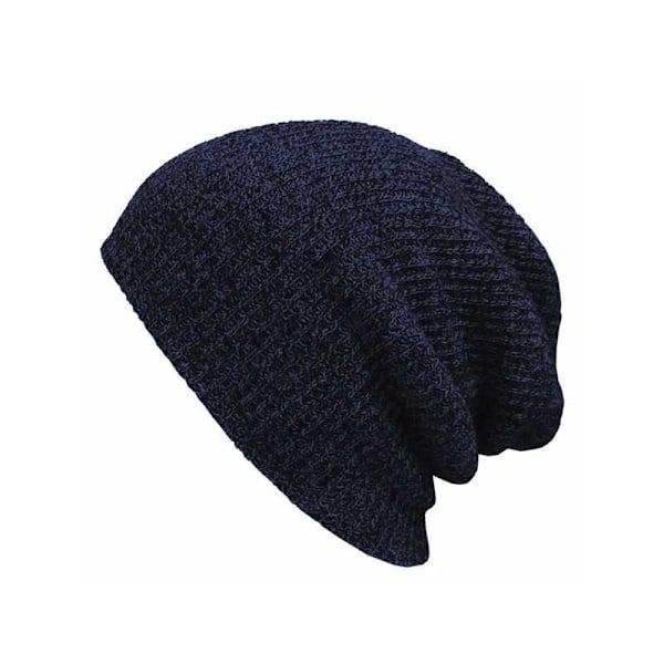 Komfortabel finstrikket hat Black one size