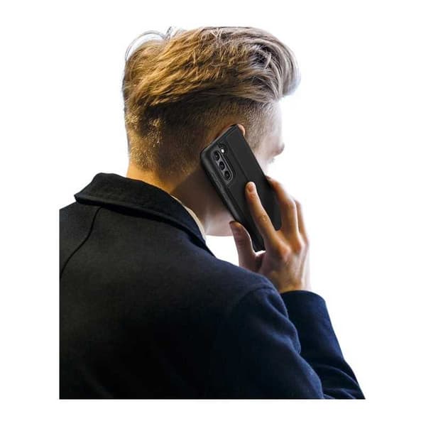 Samsung S22 Flip Case Smooth -korttipaikka Black
