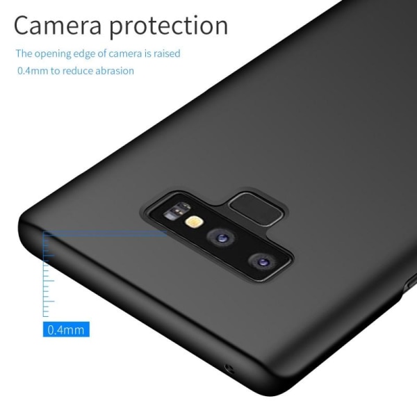 Samsung Note 9 Ultra-tynn gummibelagt Matt Black Cover Basic V2 Black