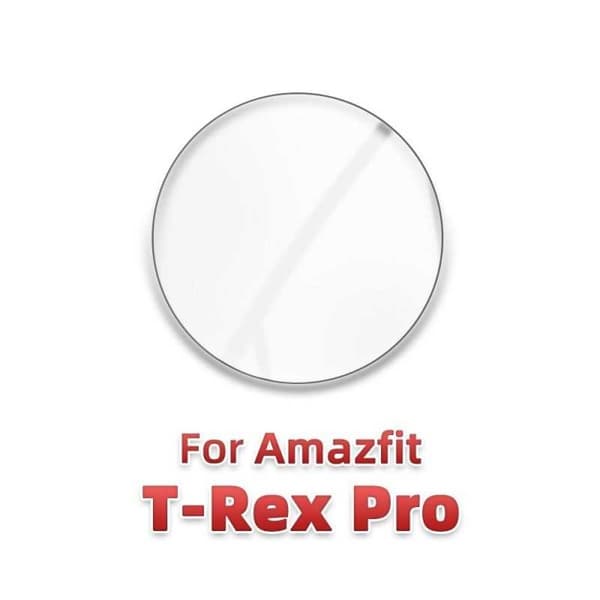 2-PACK Amazfit T-Rex 2 Karkaistu Lasi FullFrame® 3D 0,2mm 9H Transparent