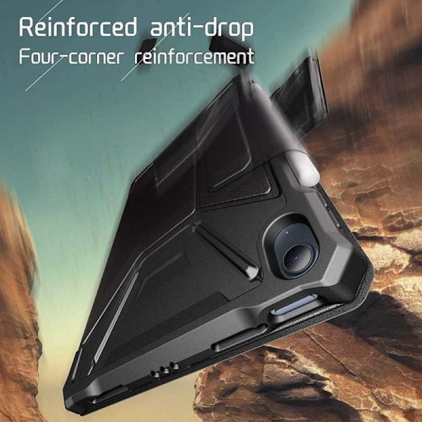 iPad Air 4 2020 / Air 5 2022 10.9" Infiland Multiple Angles Svart
