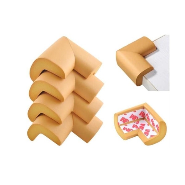 4-PACK Hjørnebeskyttelse Beige