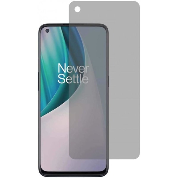 2-PAKKT OnePlus Nord N20 5G Privacy Herdet glass 0,26mm 2,5D 9H Transparent