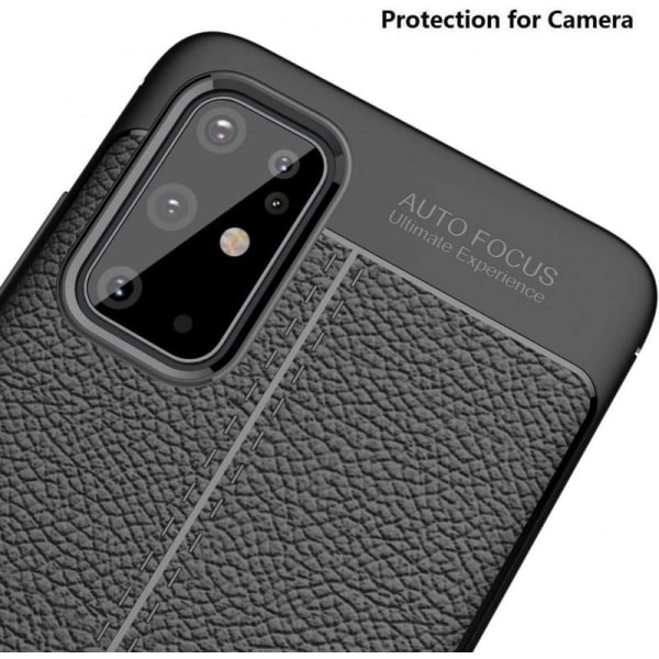 Samsung S20 Plus stød- og stødabsorberende cover Litchi Black