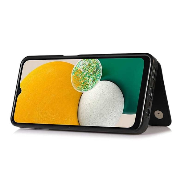 Samsung A54 5G Iskunkestävä Kannen korttiteline 3-POCKET Flippr V2 Rosenguld