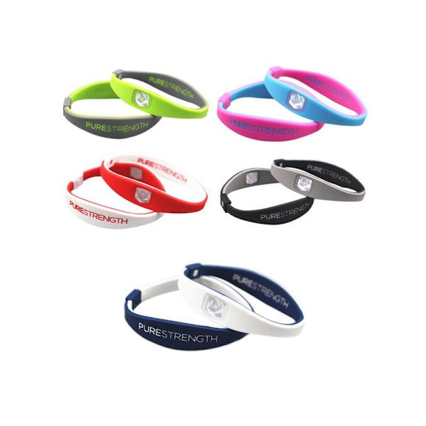 2-PACK Balance armbånd / Power armbånd - Sport, motion, velvære Rosa