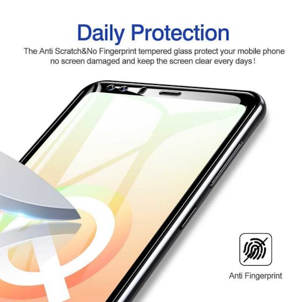 2-PACK Google Pixel 4 XL Härdat glas 0.26mm 2.5D 9H Transparent