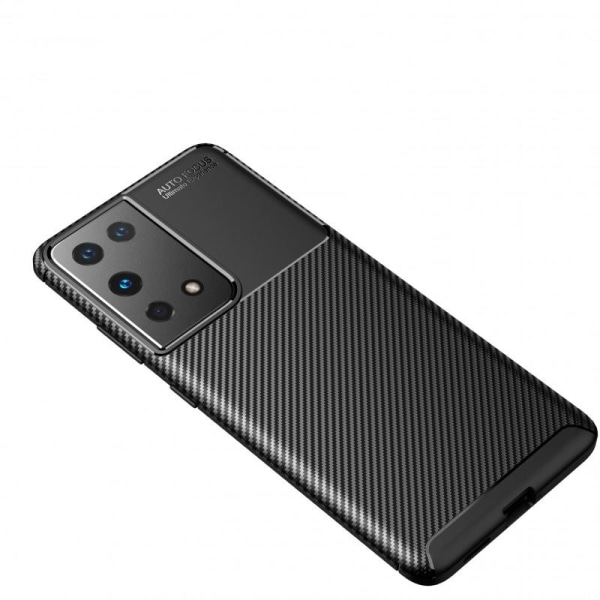 Samsung S21 Ultra Stöttåligt Slimmat Skal FullCarbon V4 Svart