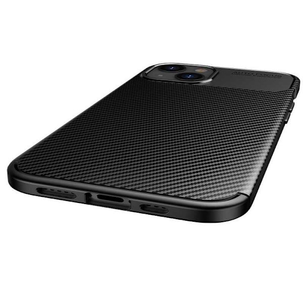 iPhone 13 Pro Iskunkestävä ohut suojus FullCarbon V4 Black