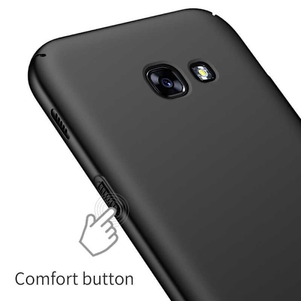 Samsung A3 2017 Ultratunt Mattsvart Skal Basic V2 Svart