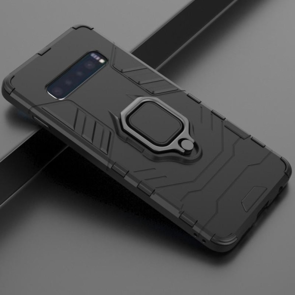 Samsung S10e Støtsikker veske med ThinArmor ringholder (SM-G970F Black