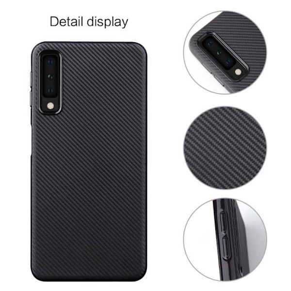 Samsung A7 2018 stødsikkert cover FullCarbon V2 Black