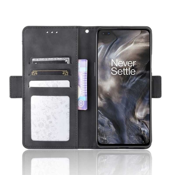 OnePlus Nord Wallet Case PU-Læder 6-SLOT Winston V3 Black