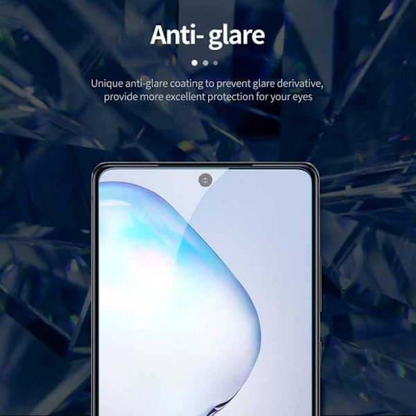 Samsung Note 20 Hærdet glas 0,26mm 2,5D 9H Transparent