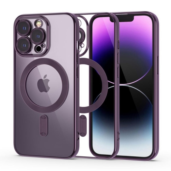 Iskunkestävä MagSafe-yhteensopiva kotelo iPhone 12 Pro Violetti