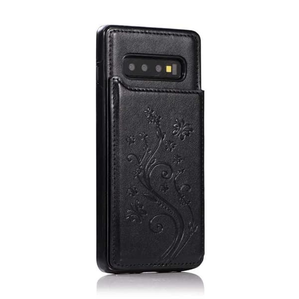 Samsung S10 Plus iskunkestävä kotelo, 3-taskuinen Flippr V2 Black