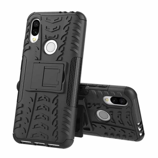 Xiaomi Redmi Note 7 Stöttåligt Skal med Stöd Active Svart