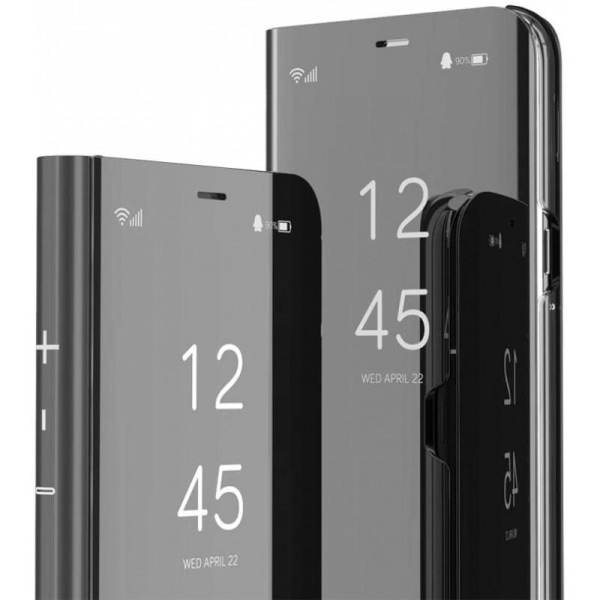 Xiaomi Poco X3 NFC Smart Flip Case Clear View Seisova V2 Rocket Black