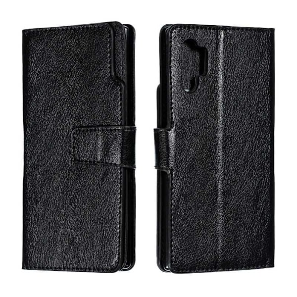 Käytännöllinen Samsung Note 10 Plus -lompakkokotelo, jossa 12-taskuinen Array V4 Black