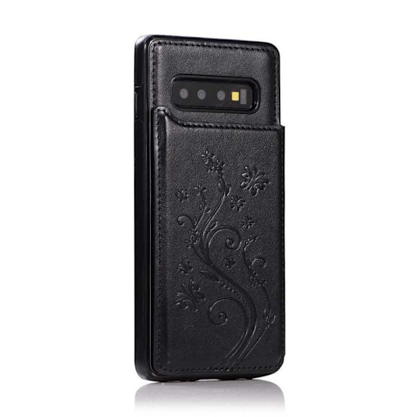 Samsung S10 Plus iskunkestävä kotelo, 3-taskuinen Flippr V2 Black