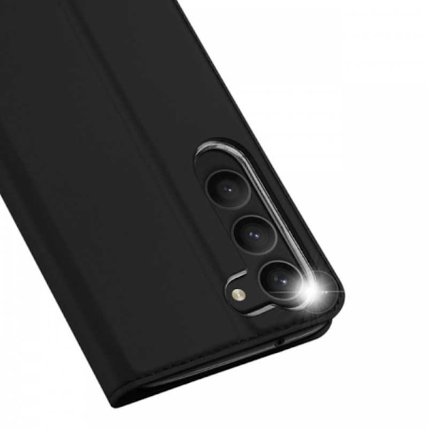 Samsung S23 Plus Flip Case Smooth -korttipaikka Black