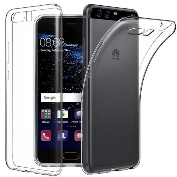 Huawei P10 Plus stødabsorberende silikonecover Enkelt Transparent
