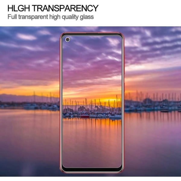 2-PACK Samsung A21s Hærdet glas 0,26 mm 2,5D 9H Transparent