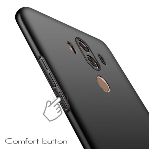 Huawei Mate 10 Pro Ultratynn gummibelagt Matt Black Cover Basic Black