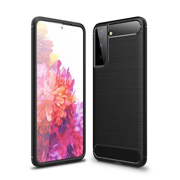 Samsung S21 Plus Shockproof Shell SlimCarbon Black
