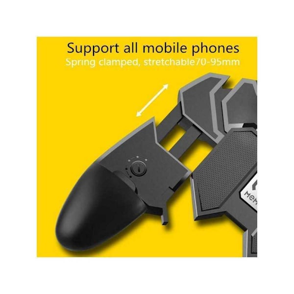 Smartphone Kontroll Gaming för b.la. PUBG Svart