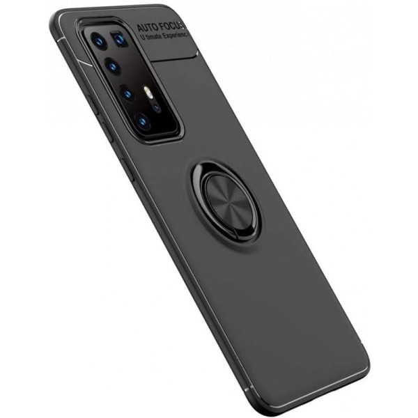 Huawei P40 Pro käytännöllinen iskunkestävä kotelo rengaspidikkeellä V3 Black