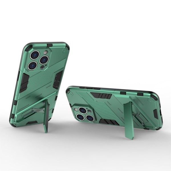 iPhone 16 Pro Stöttåligt Skal med Kickstand ThinArmor V2 - Grön