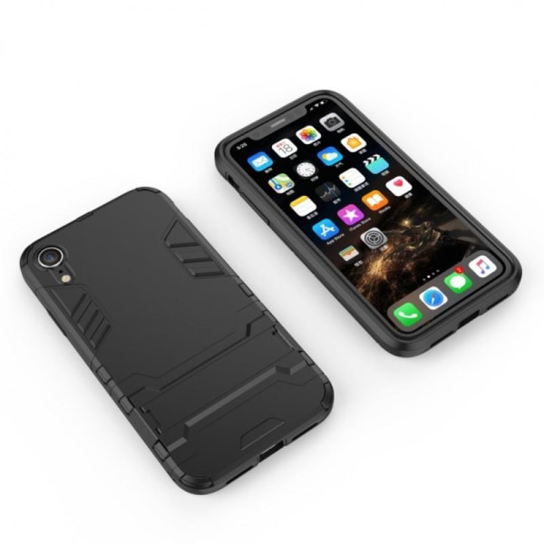 iPhone XR Støtsikker veske med Kickstand ThinArmor Black