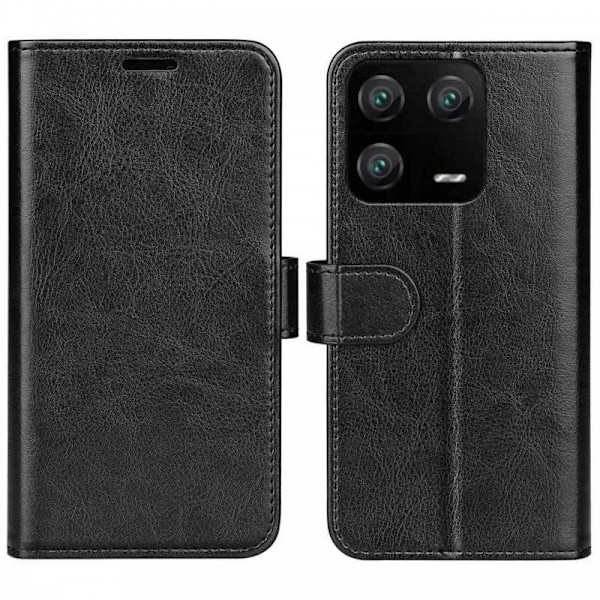 Xiaomi 13 Plånboksfodral PU-Läder 4-FACK Svart
