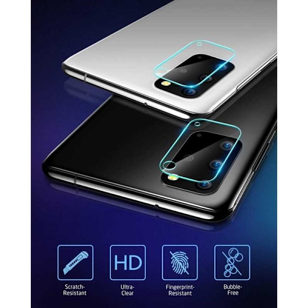 Samsung S20 Plus Kamera Skydd Linsskydd Transparent