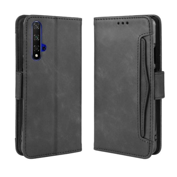 Huawei Nova 5T Plånboksfodral PU-Läder 6-FACK Winston V3 Svart