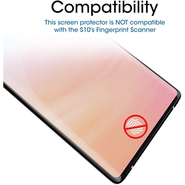 Samsung S20 Plus FullFrame V2 3D 0.26mm 9H Härdat Glas Transparent