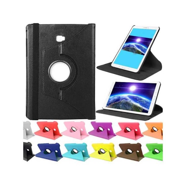 Flexibelt Roterbar Fodral Samsung Tab S4 SM-T830 Svart