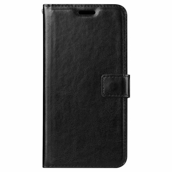 Motorola G9 Play Plånboksfodral PU-Läder 4-FACK Svart