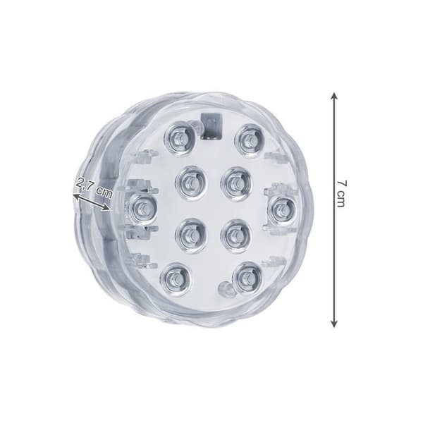 2-PACK Vattentät Dekorativ LED-Belysning Transparent