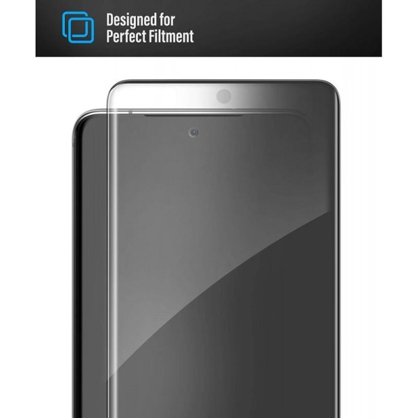 Samsung S20 Ultra Privacy FullFrame hærdet glas 0,26 mm 3D 9H Transparent