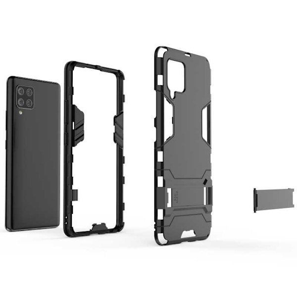 Samsung A42 5G Stöttåligt Skal med Kickstand ThinArmor Svart