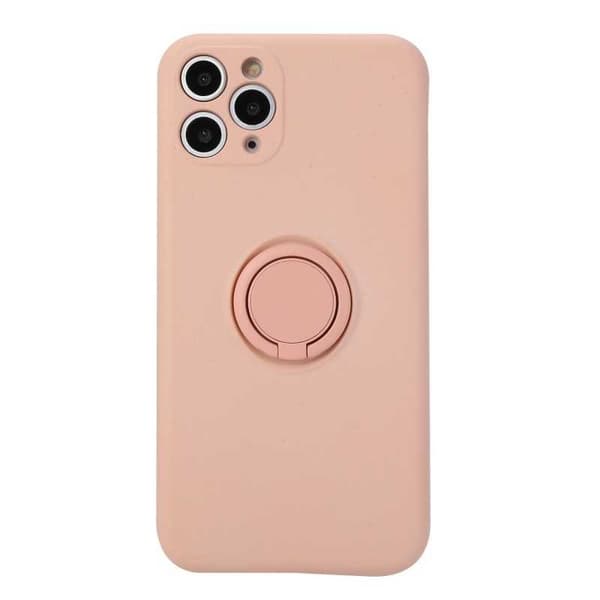 iPhone 11 Iskunkestävä kotelo, jossa on rengaspidike CamShield Rosa
