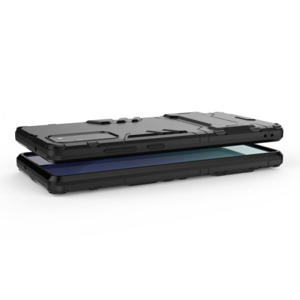 Samsung Note 20 iskunkestävä kotelo jalustalla ThinArmor Black