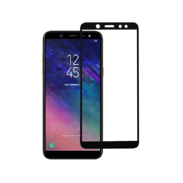 Samsung A7 2018 karkaistu lasi 0,26 mm 2,5D 9H täysikokoinen Transparent
