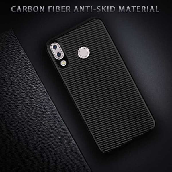 Zenfone 5 & 5Z Iskunkestävä FullCarbon V2 Svart