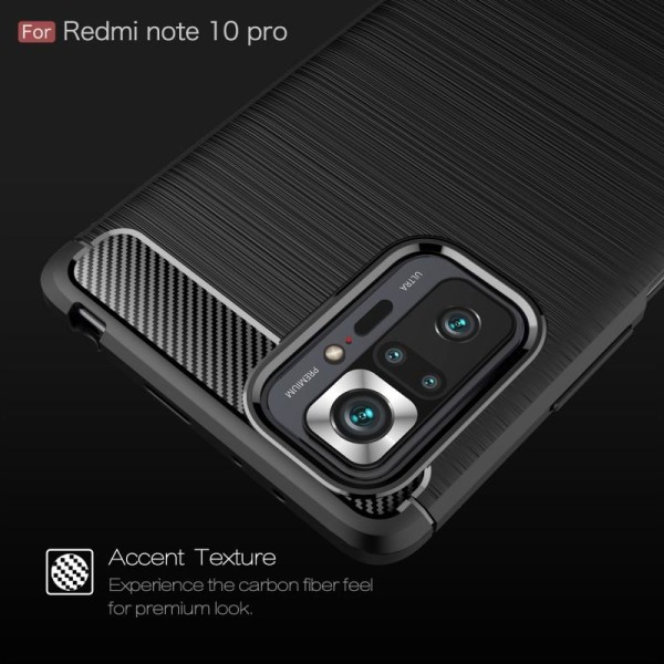 Xiaomi Redmi Note 10 Pro 4G Shockproof Shell SlimCarbon Black