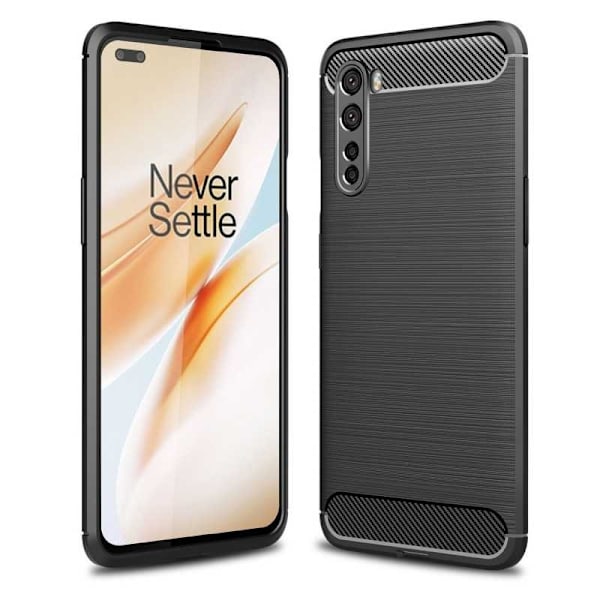 Oneplus Nord Stöttåligt Stötdämpande Skal SlimCarbon Svart
