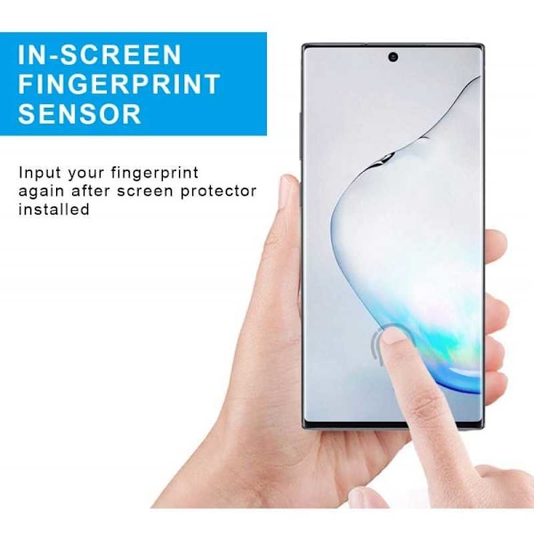 Samsung Note 10 3D 0.26mm 9H Härdat Glas Transparent